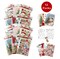 TINYMILLS Christmas Coloring Books with Crayons, 12 Pack Holiday Activity Books, 8 x 5.7 Inch Vintage Snowman Design, Party Favors and Stocking Stuffers